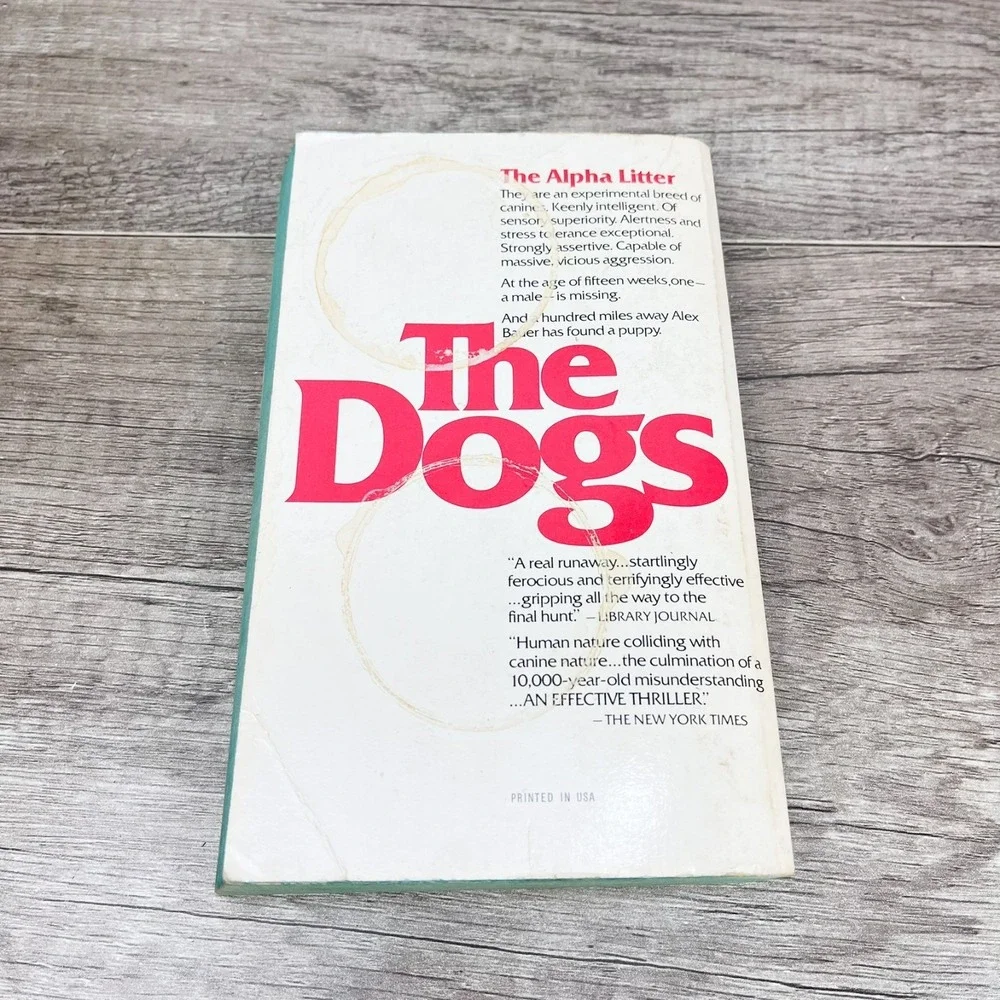 The Dogs By Robert Calder (Paperback, 1977) Dell Horror. - Picture 3 of 7